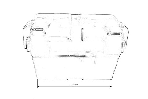 Skrzynka obudowa akumulatora Soft 350x180x210