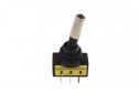 Włącznik Toggle Chrome typ.1 Led Yellow