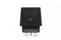 Włącznik rocker led 4 PIN Green