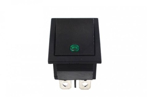 Włącznik rocker led 4 PIN Green
