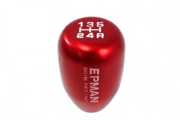 Gałka zmiany biegów aluminiowa 5B Uniwersalna Red