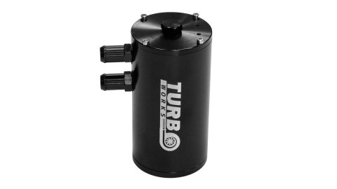 Oil catch tank 0.3L 12mm / 15mm TurboWorks Czarny