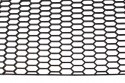 Siatka PU Honey Comb Black 120x40cm 28x9mm