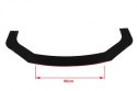 Uniwersalny splitter przedniego zderzaka gloss black
