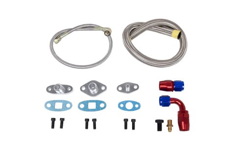 Uniwersalny zestaw spływu i zasilania oleju Twin Turbo