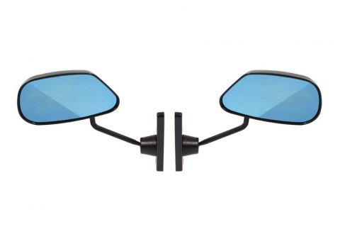 Lusterka Uniwersalne F2 ABS Manual Blue Glass