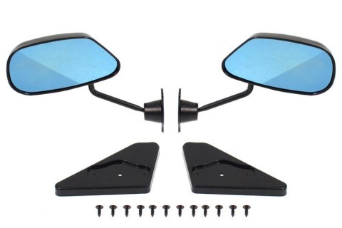 Lusterka Uniwersalne F2 ABS Manual Blue Glass