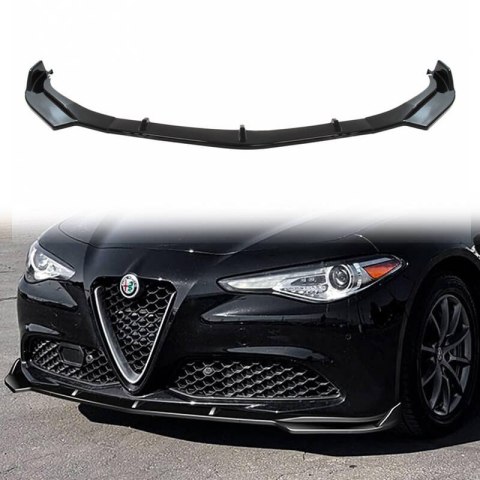 Splitter Alfa Romeo Giulia przód Gloss Black