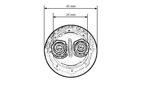 Włącznik główny prądu hebel mini 52V DC 150A 29mm
