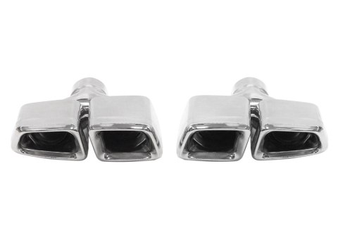 Końcówka tłumika 250x90mm wejście 67mm Mercedes E63 W212 Polerowana Zestaw