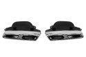Końcówka tłumika 285x80mm wejście 160x100mm Mercedes W212 Polerowana Zestaw