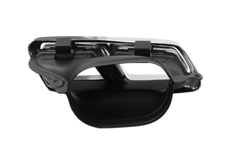 Końcówka tłumika 285x80mm wejście 160x100mm Mercedes W212 Polerowana Zestaw