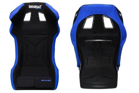 Fotel Sportowy Bimarco Matrix Welur Blue-Black FIA