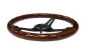 Kierownica 350mm Drewno Black