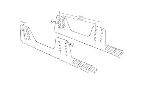 Mocowanie fotela BMW E8x E9x Str. Str. Pasażeraa