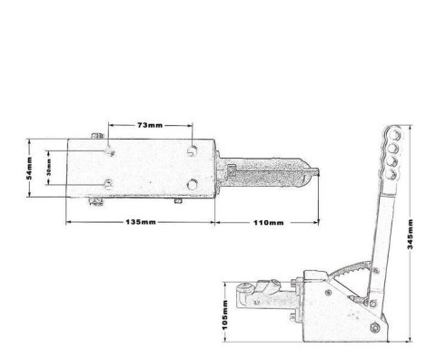 Hamulec ręczny hydrauliczny B04 Górny TurboWorks