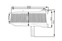 Intercooler TurboWorks 575x160x75 wejście 2,25" jednostronny