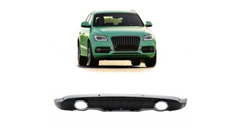 Dyfuzor Audi Q5 8R Facelift Tył z końcówkami