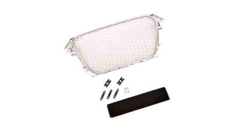 Grill Audi A4 B8 Facelift Silver Matt PDC