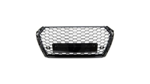 Grill Audi A4 B9 Gloss Black