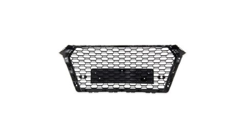 Grill Audi A4 B9 Gloss Black