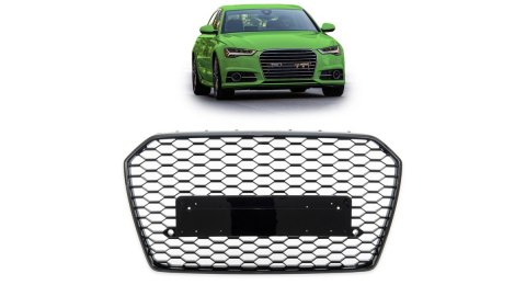 Grill Audi A6 C7 Facelift Gloss Black