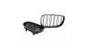 Grill BMW 1 E81 E82 E87 E88 Facelift podwójne żeberka Gloss Black