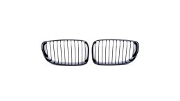 Grill BMW 1 E81 E82 E87 E88 Facelift pojedyncze żeberka Gloss Black