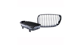 Grill BMW 1 E81 E82 E87 E88 Facelift pojedyncze żeberka Gloss Black
