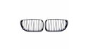 Grill BMW 1 E81 E82 E87 E88 Facelift pojedyncze żeberka Matt Black