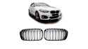 Grill BMW 1 F20 F21 Facelift podwójne żeberka Gloss Black