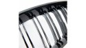 Grill BMW 1 F20 F21 Facelift podwójne żeberka Gloss Black