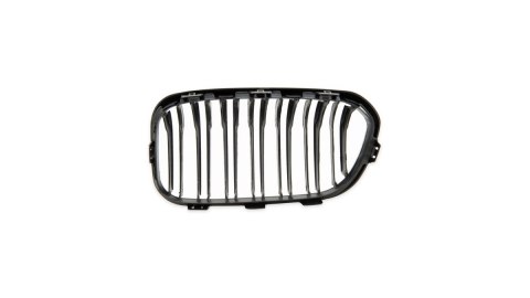 Grill BMW 1 F20 F21 Facelift podwójne żeberka Matt Black