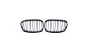 Grill BMW 1 F20 F21 podwójne żeberka Gloss Black