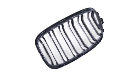 Grill BMW 1 F20 F21 podwójne żeberka Gloss Black