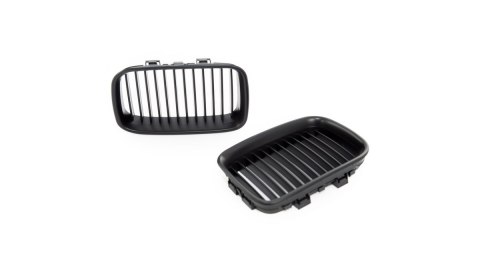 Grill BMW 3 E36 Compact pojedyncze żeberka Matt Black