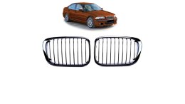 Grill BMW 3 E46 Compact pojedyncze żeberka Gloss Black