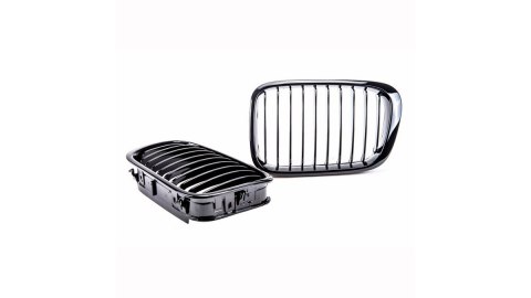 Grill BMW 3 E46 Compact pojedyncze żeberka Gloss Black