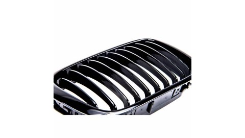 Grill BMW 3 E46 Compact pojedyncze żeberka Gloss Black