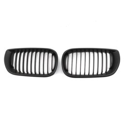 Grill BMW 3 E46 Facelift Compact pojedyncze żeberka Matt Black