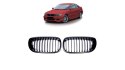 Grill BMW 3 E46 Facelift pojedyncze żeberka Matt Black