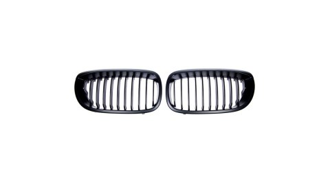 Grill BMW 3 E46 Facelift pojedyncze żeberka Matt Black