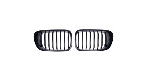 Grill BMW 3 E46 pojedyncze żeberka Matt Black