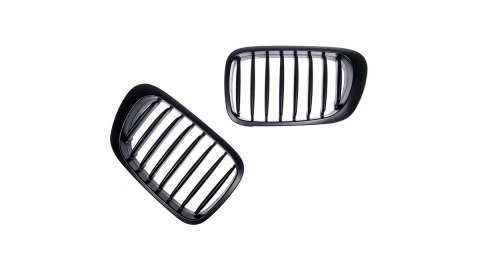 Grill BMW 3 E46 pojedyncze żeberka Matt Black