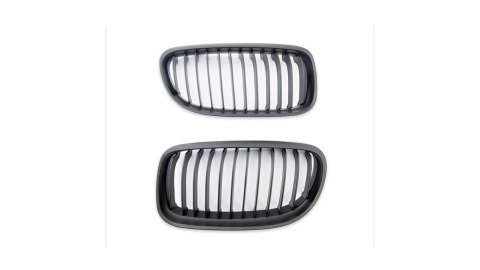 Grill BMW 3 E90 E91 Facelift pojedyncze żeberka Matt Black