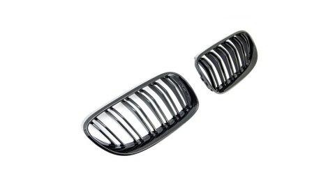 Grill BMW 3 E92 E93 Facelift podwójne żeberka Gloss Black
