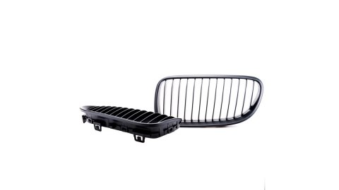 Grill BMW 3 E92 E93 Facelift pojedyncze żeberka Matt Black