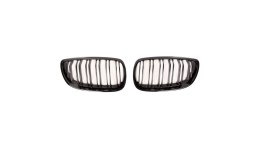 Grill BMW 3 E92 E93 podwójne żeberka Gloss Black