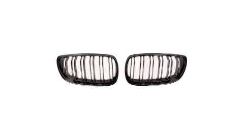 Grill BMW 3 E92 E93 podwójne żeberka Gloss Black