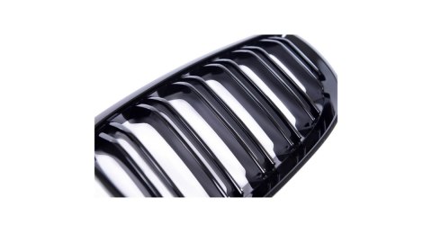 Grill BMW 3 E92 E93 podwójne żeberka Gloss Black